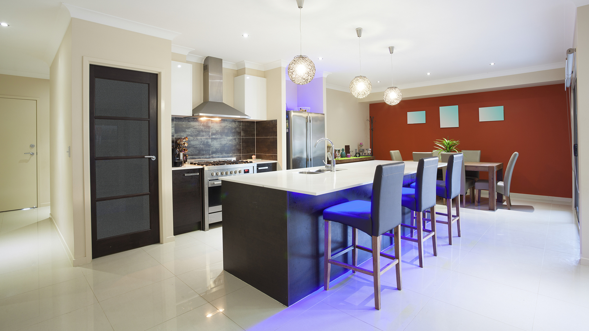 LED lighting in kitchen