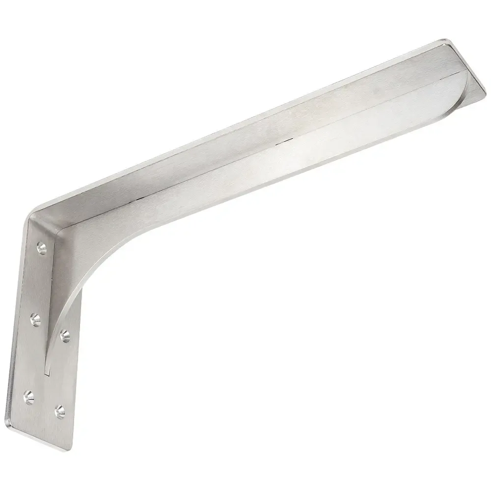Antimicrobial Fastener or Self Adhesive Mount Push Plate in Stainless Steel  with Multiple Shape Styles by Federal Brace