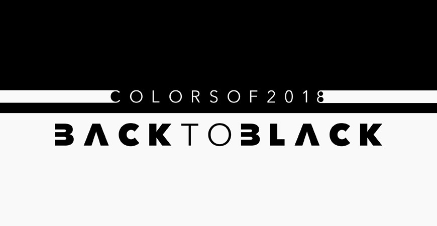 Colors of 2018: Back to Black 